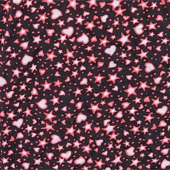 Torrid Emma Babydoll Rayon Slub Lace Trim hearts Stars Tunic Top plus Size 2X - Picture 10 of 13